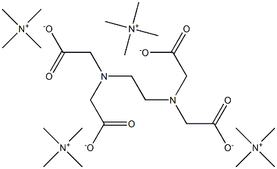 亚乙基二胺四乙酸四双(四丁基铵),,结构式