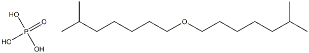 Isooctyl alcohol ether phosphate Structure