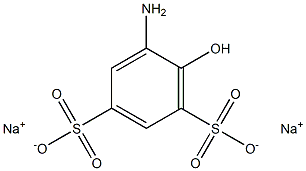 2-Aminophenol-4,6-disulfonic acid sodium salt Struktur