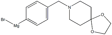 4-(1,4-Dioxa-8-azaspiro[4.5]dec-8-ylmethyl)phenylmagnesium  bromide  solution 结构式