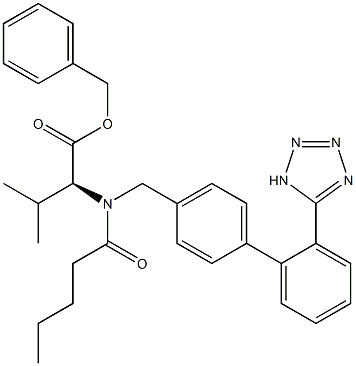 N-(1-Oxopentyl)-N-[[2'-(1H-tetrazol-5-yl)-[1,1'-biphenyl]-4-yl]methyl]-L-valinebenzyl ester