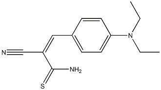 (Z)-2-cyano-3-[4-(diethylamino)phenyl]-2-propenethioamide|