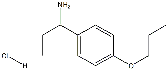 1-(4-propoxyphenyl)-1-propanamine hydrochloride Structure