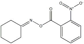 N-cyclohexylidene-N-[(2-nitrobenzoyl)oxy]amine Structure