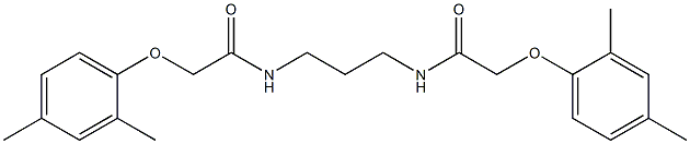 2-(2,4-dimethylphenoxy)-N-(3-{[2-(2,4-dimethylphenoxy)acetyl]amino}propyl)acetamide|