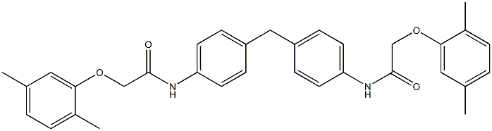  2-(2,5-dimethylphenoxy)-N-[4-(4-{[2-(2,5-dimethylphenoxy)acetyl]amino}benzyl)phenyl]acetamide