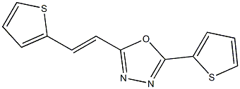 2-(2-thienyl)-5-[(E)-2-(2-thienyl)ethenyl]-1,3,4-oxadiazole Structure