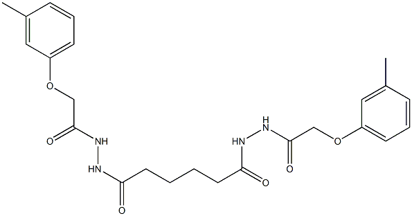 2-(3-methylphenoxy)-N'-(6-{2-[2-(3-methylphenoxy)acetyl]hydrazino}-6-oxohexanoyl)acetohydrazide