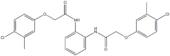 2-(4-chloro-3-methylphenoxy)-N-(2-{[2-(4-chloro-3-methylphenoxy)acetyl]amino}phenyl)acetamide