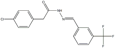 2-(4-chlorophenyl)-N'-{(E)-[3-(trifluoromethyl)phenyl]methylidene}acetohydrazide