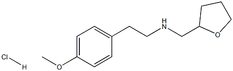  2-(4-methoxyphenyl)-N-(tetrahydro-2-furanylmethyl)-1-ethanamine hydrochloride