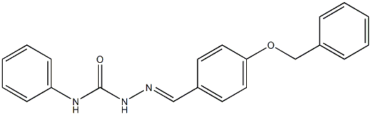  2-{(E)-[4-(benzyloxy)phenyl]methylidene}-N-phenyl-1-hydrazinecarboxamide