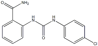2-{[(4-chloroanilino)carbonyl]amino}benzamide Structure