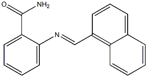 2-{[(E)-1-naphthylmethylidene]amino}benzamide Structure