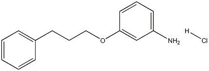 3-(3-phenylpropoxy)aniline hydrochloride,,结构式