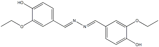 3-ethoxy-4-hydroxybenzaldehyde N-[(E)-(3-ethoxy-4-hydroxyphenyl)methylidene]hydrazone