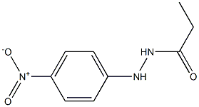 N'-(4-nitrophenyl)propanohydrazide 化学構造式