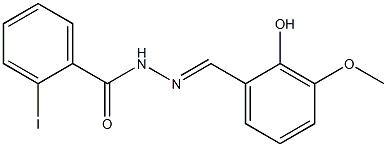 N'-[(E)-(2-hydroxy-3-methoxyphenyl)methylidene]-2-iodobenzohydrazide