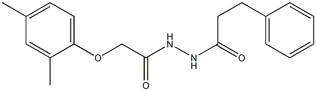 N'-[2-(2,4-dimethylphenoxy)acetyl]-3-phenylpropanohydrazide