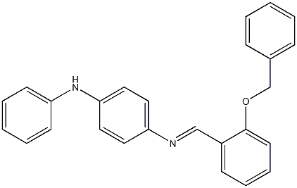 N-(4-anilinophenyl)-N-{(E)-[2-(benzyloxy)phenyl]methylidene}amine