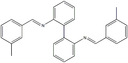 N-[(E)-(3-methylphenyl)methylidene]-N-(2'-{[(E)-(3-methylphenyl)methylidene]amino}[1,1'-biphenyl]-2-yl)amine|