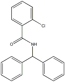 N-benzhydryl-2-chlorobenzamide Structure