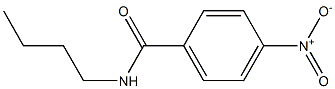 N-butyl-4-nitrobenzamide 结构式