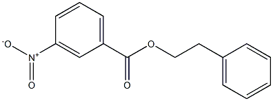 phenethyl 3-nitrobenzoate Struktur