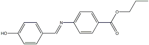 propyl 4-{[(E)-(4-hydroxyphenyl)methylidene]amino}benzoate
