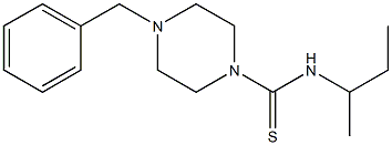 ((methylpropyl)amino)(4-benzylpiperazinyl)methane-1-thione Structure