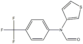 3-thienyl-N-(4-(trifluoromethyl)phenyl)formamide Structure