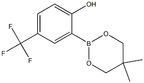 2-(5,5-Dimethyl-1,3,2-dioxaborinan-2-yl)-4-(trifluoromethyl)phenol|