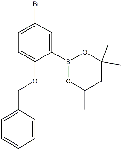 2-(2-Benzyloxy-5-bromophenyl)-4,4,6-trimethyl-1,3,2-dioxaborinane