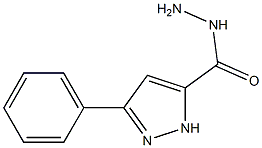 3-Phenyl-1H-pyrazole-5-carbohydrazide ,97% Struktur