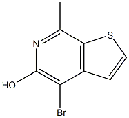 4-Bromo-7-methylthieno[2,3-c]pyridin-5-ol Structure