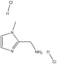 [(1-methyl-1H-imidazol-2-yl)methyl]amine dihydrochloride,,结构式