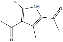 1,1'-(3,5-dimethyl-1H-pyrrole-2,4-diyl)diethanone Structure