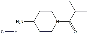 1-isobutyrylpiperidin-4-amine hydrochloride Struktur