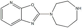 2-(1,4-diazepan-1-yl)[1,3]oxazolo[5,4-b]pyridine Structure