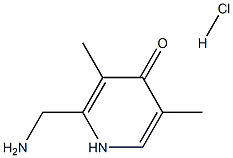 2-(aminomethyl)-3,5-dimethylpyridin-4(1H)-one hydrochloride,,结构式