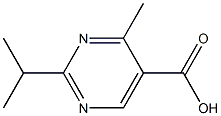 2-isopropyl-4-methylpyrimidine-5-carboxylic acid,,结构式