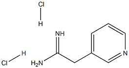2-pyridin-3-ylethanimidamide dihydrochloride 结构式