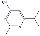 6-isopropyl-2-methylpyrimidin-4-amine Structure