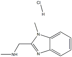 N-methyl-N-[(1-methyl-1H-benzimidazol-2-yl)methyl]amine hydrochloride Structure