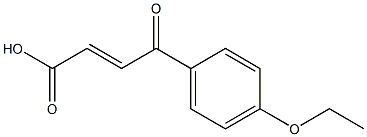 3-(4-Ethoxybenzoyl)propenoic acid Structure