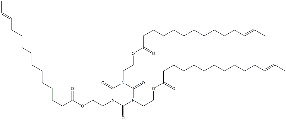 1,3,5-Tris[2-(12-tetradecenoyloxy)ethyl]hexahydro-1,3,5-triazine-2,4,6-trione|