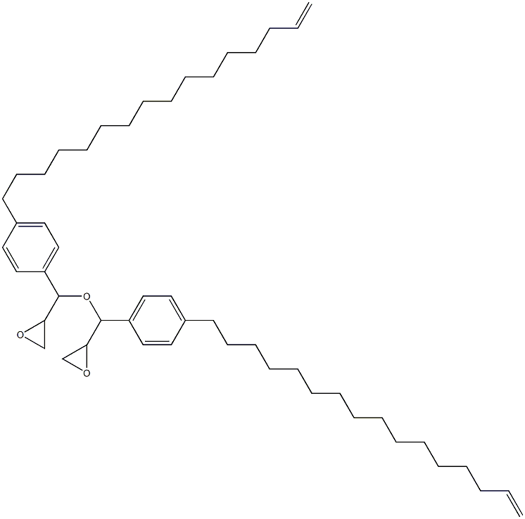 4-(15-Hexadecenyl)phenylglycidyl ether 结构式