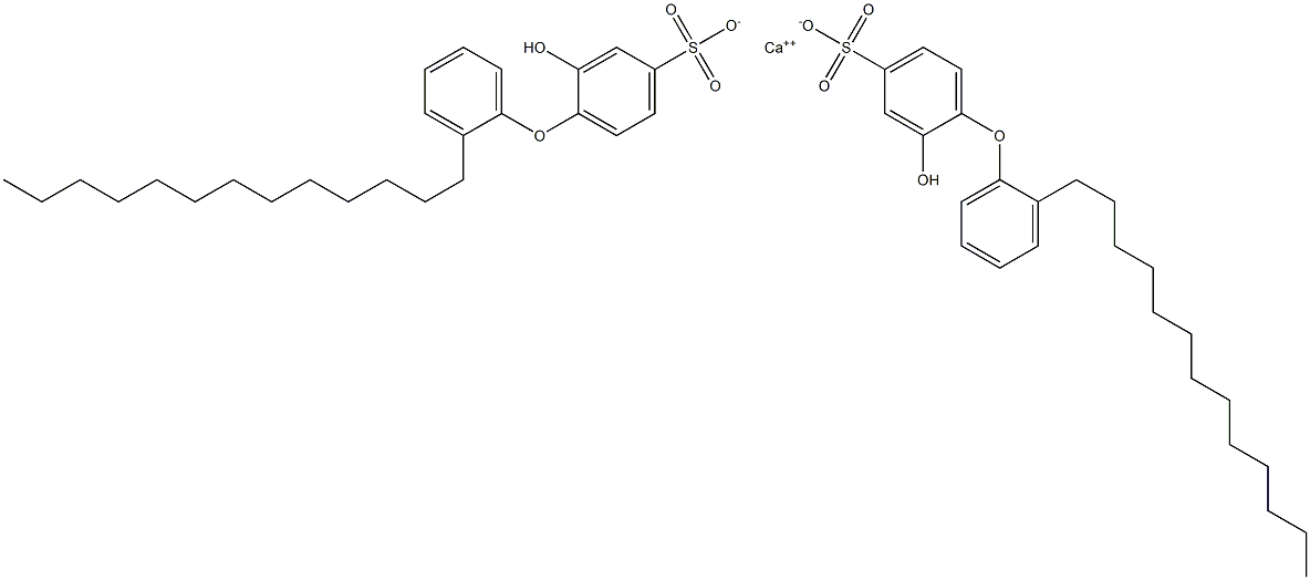 Bis(2-hydroxy-2'-tridecyl[oxybisbenzene]-4-sulfonic acid)calcium salt
