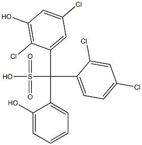  (2,4-Dichlorophenyl)(2,5-dichloro-3-hydroxyphenyl)(2-hydroxyphenyl)methanesulfonic acid