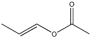 Acetic acid 1-propenyl ester,,结构式